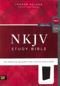NKJV Study Bible Black Indexed (Black Letter Edition)