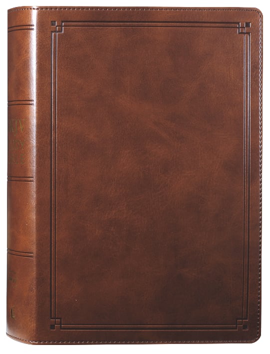 NKJV Study Bible Black Letter Edition with brown cover