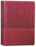 NKJV Study Bible in red letter edition with full-color illustrations and study notes