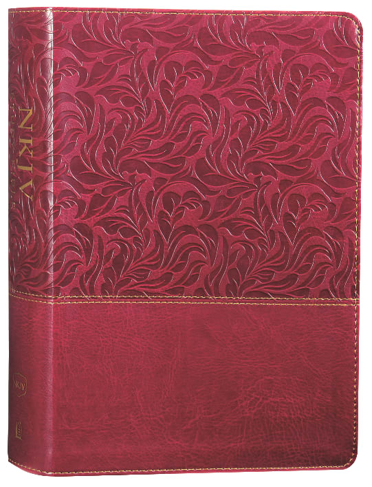 NKJV Study Bible in red letter edition with full-color illustrations and study notes