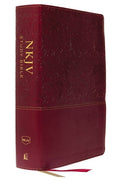 NKJV Study Bible Red Full-Color Indexed (Black Letter Edition)