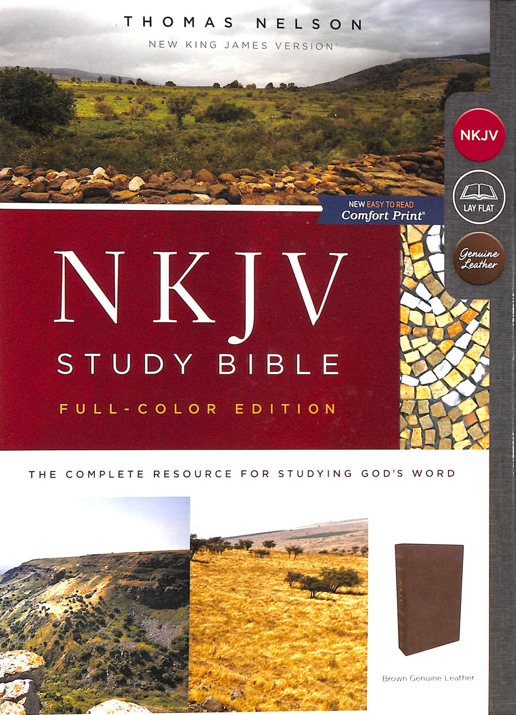 NKJV Study Bible Full-Color Black Letter Edition Bible