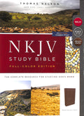 NKJV Study Bible Full-Color Black Letter Edition Bible