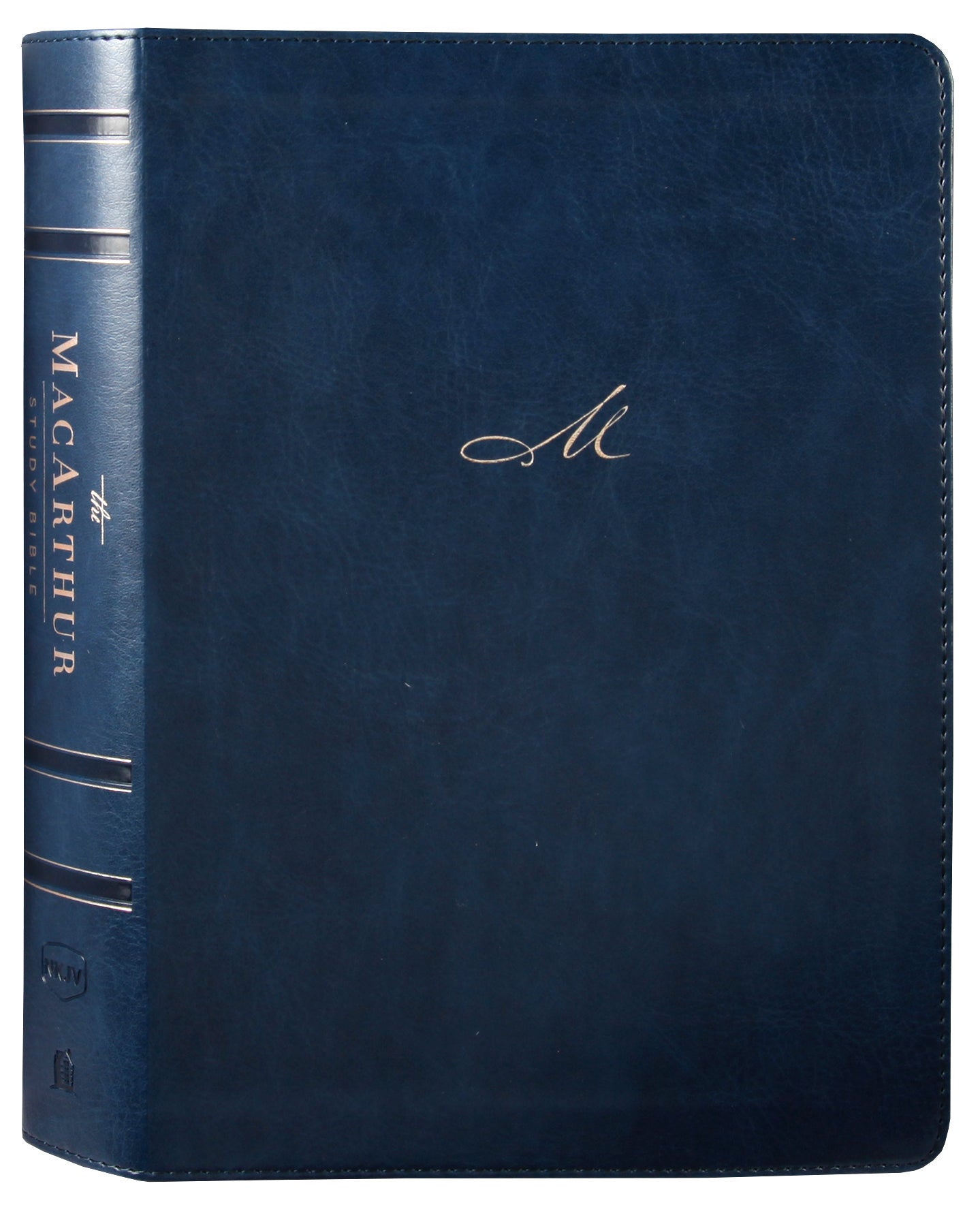 NKJV MacArthur Study Bible Blue Indexed (2nd Edition) cover