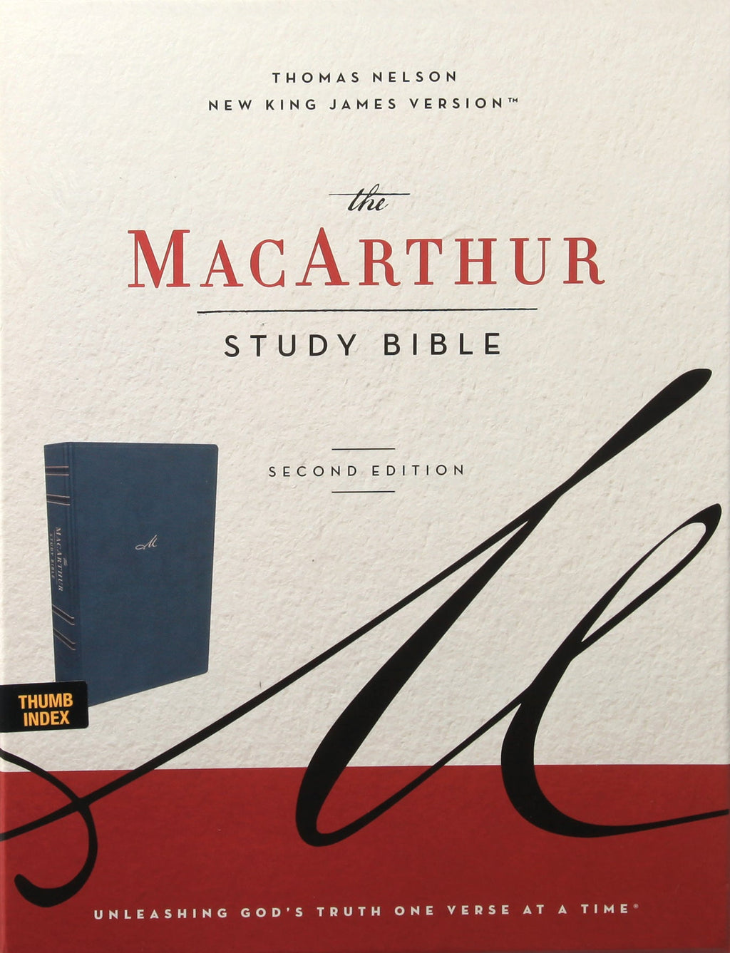 NKJV Macarthur Study Bible Blue Indexed (2nd Edition)