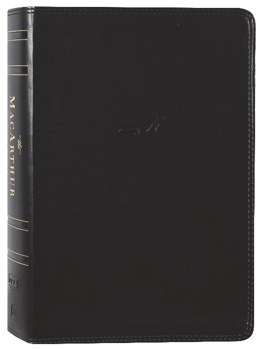 NKJV MacArthur Study Bible Black 2nd Edition Bible Study Resource