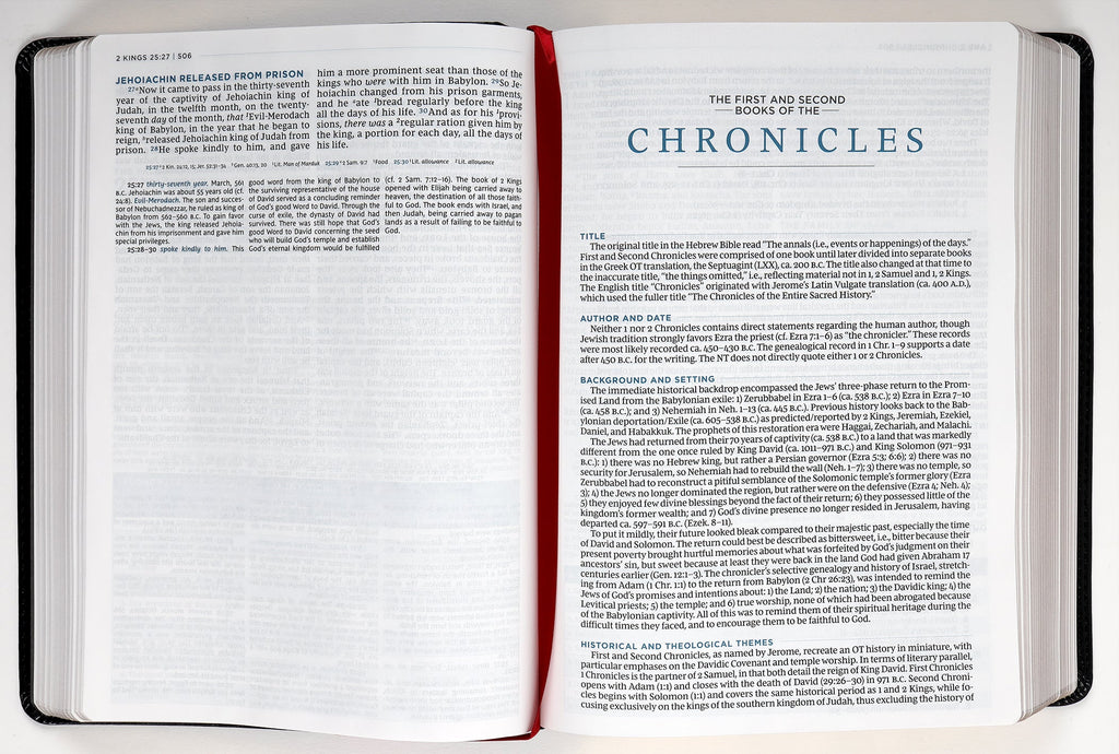 NKJV MacArthur Study Bible Black 2nd Edition and study Bible features