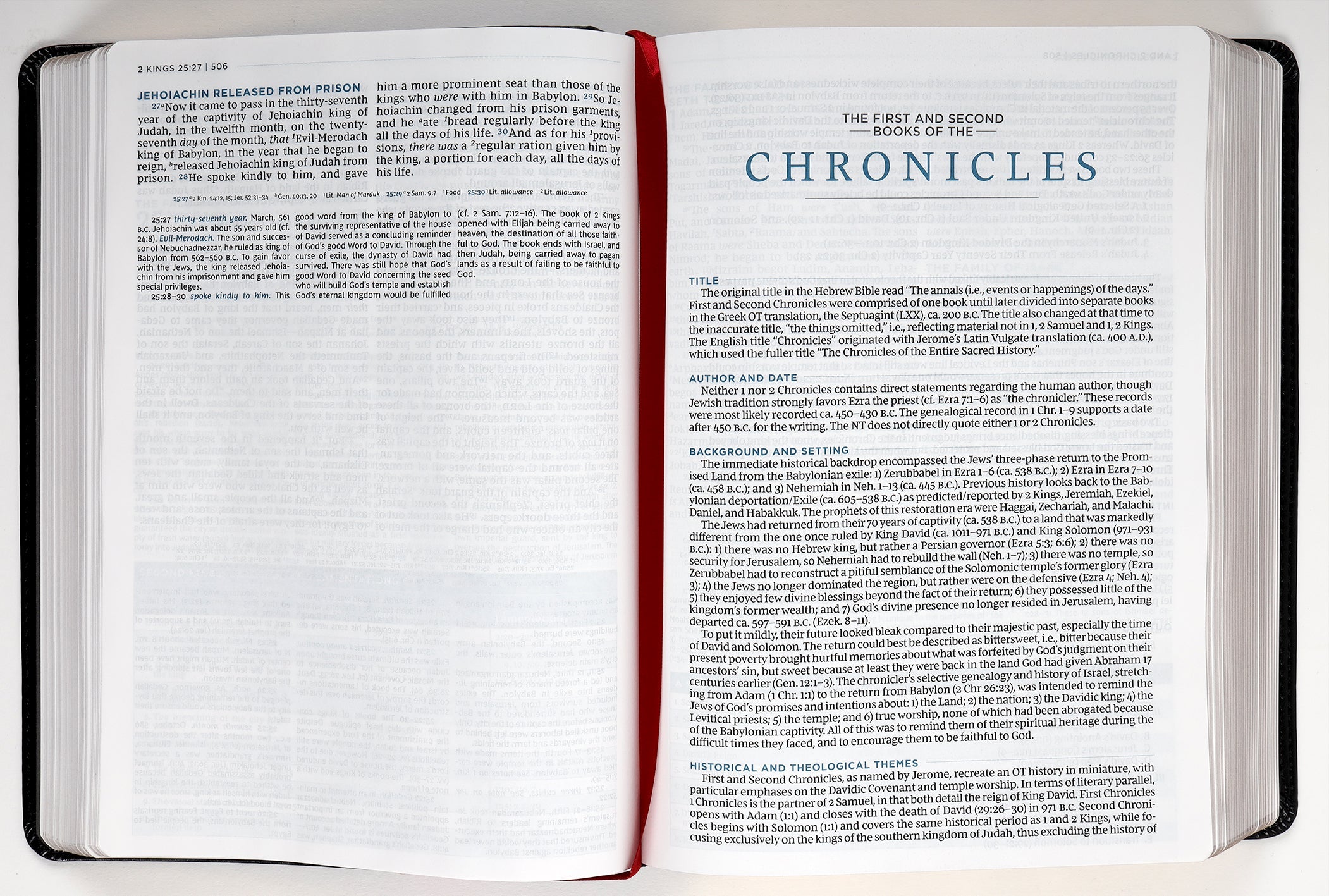 NKJV MacArthur Study Bible Black 2nd Edition and study Bible features