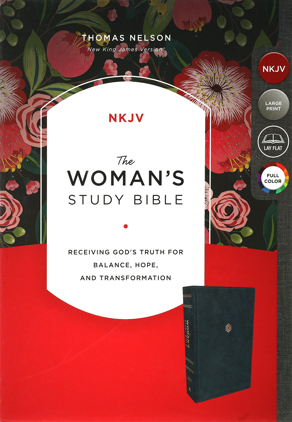 NKJV Women's Study Bible Blue, a Bible study resource for women's spiritual growth.