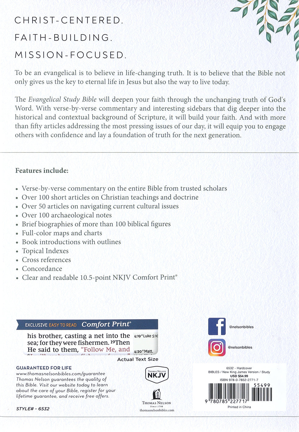 Purchase NKJV Bibles online, NKJV Evangelical Study Bible
