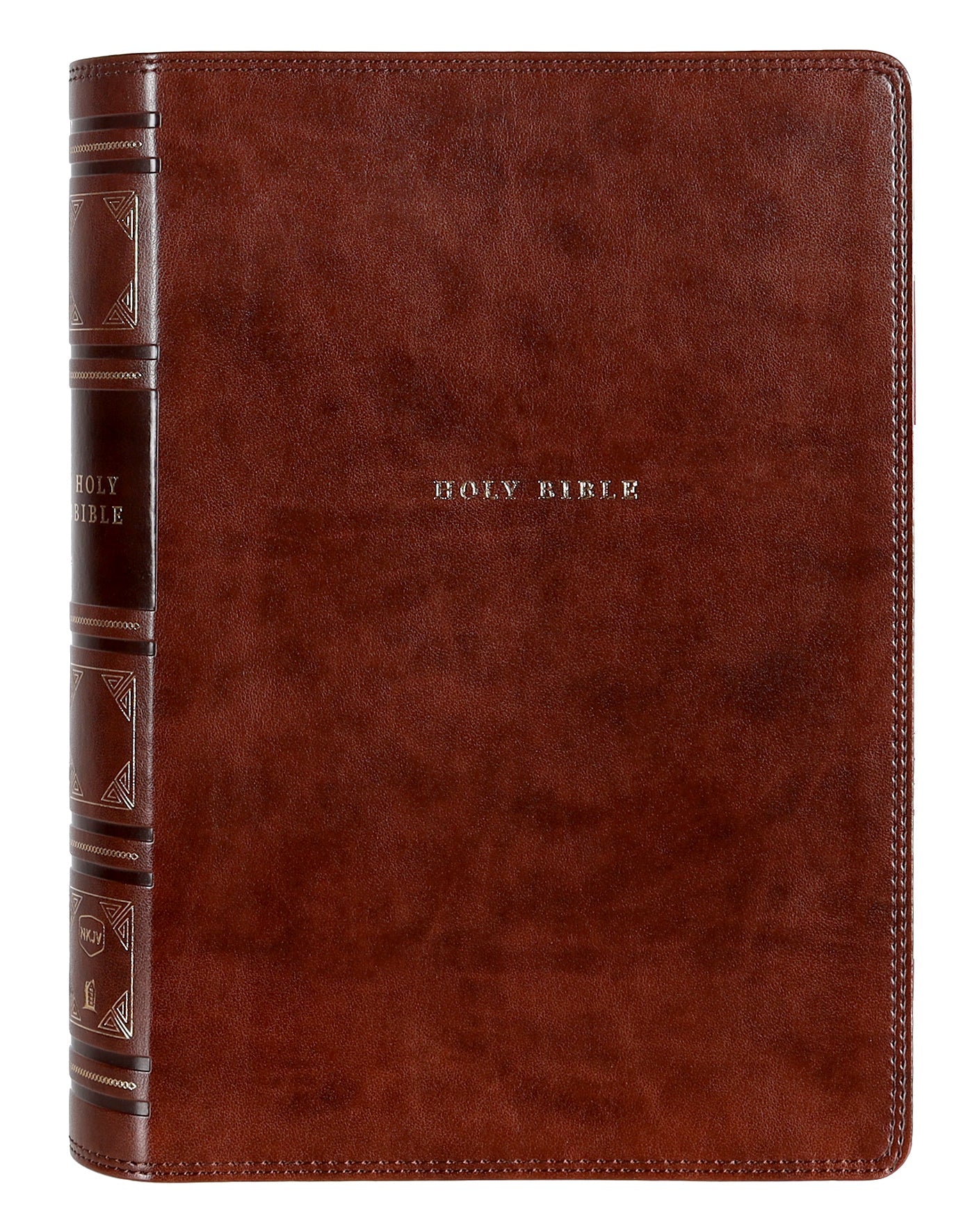 NKJV Reference Bible Brown Verse by Verse Red Letter Edition