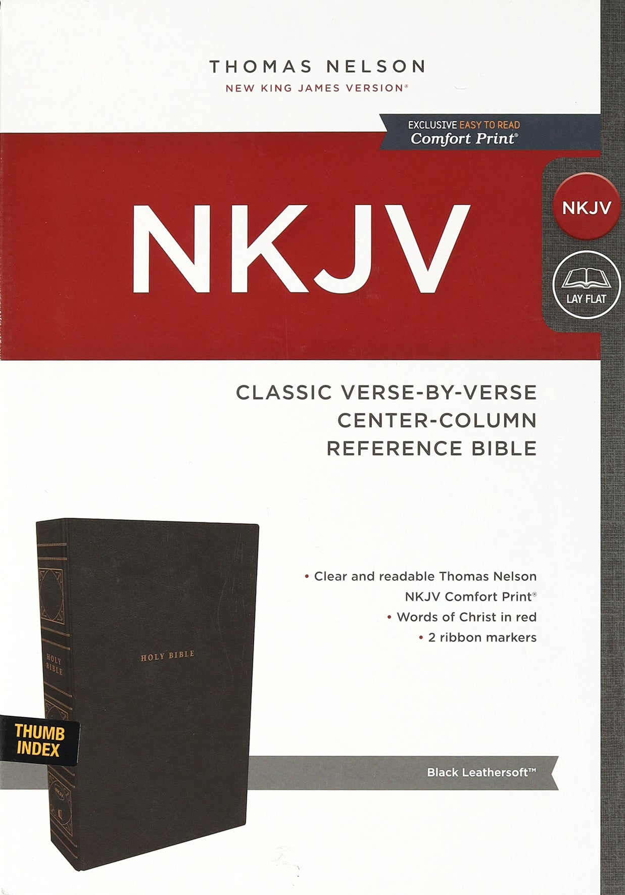 NKJV Reference Bible for in-Depth Study with Verse By Verse and Red Letter