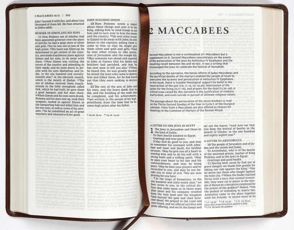 NRSV Catholic Bible Gift Edition Brown (Anglicised)