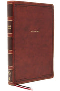 NKJV Thinline Bible Giant Print Brown (Red Letter Edition)