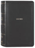 NKJV compact reference Bible in black, red letter edition