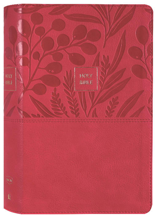NKJV Personal Size Large Print Pink Reference Bible in Red Letter Edition