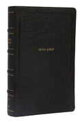 Personal Size Large Print Black Indexed NKJV Bible with Red Letter Edition