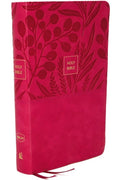 NKJV Personal Size Large Print Pink Indexed Reference Bible with Red Letter Edition