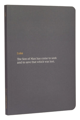 NKJV Scripture Journal for Luke Study - A guided notebook for in-depth Bible study.