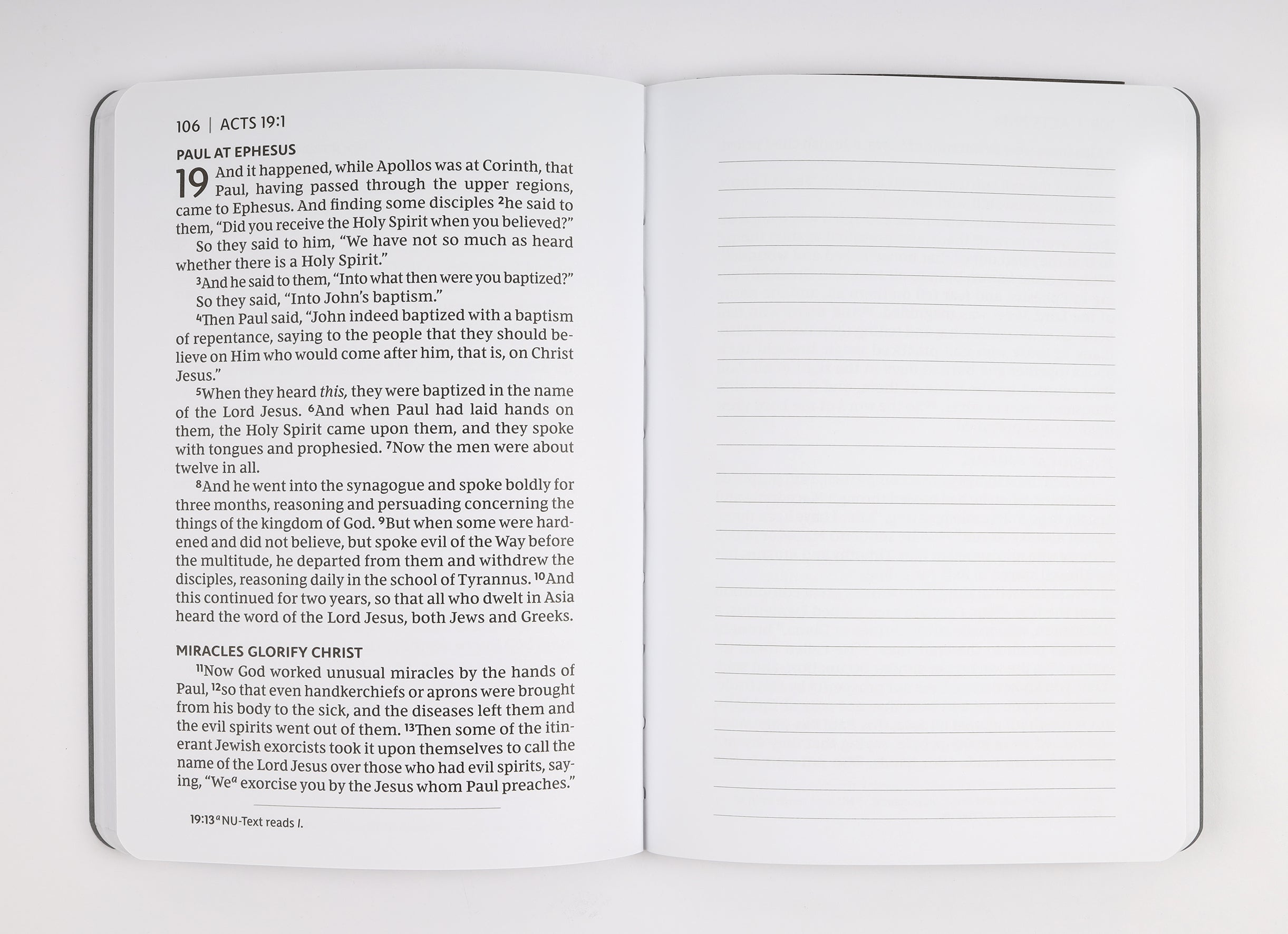NKJV Scripture Journal, New King James Version Bible, Book of Acts