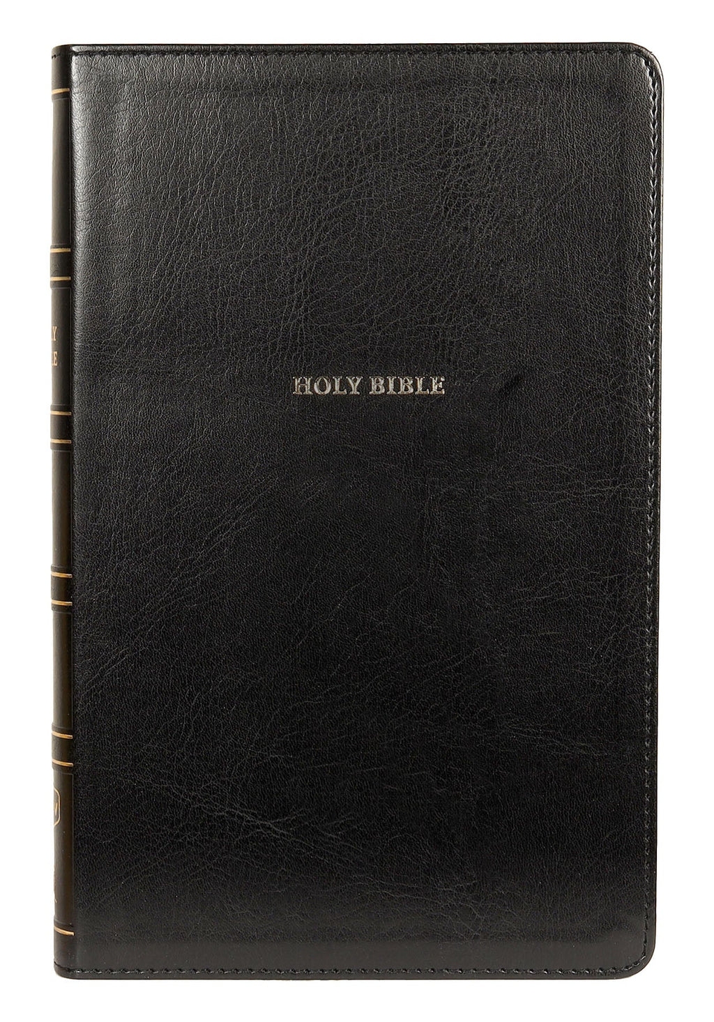 NKJV Thinline Reference Bible in Black leather binding with red letter edition