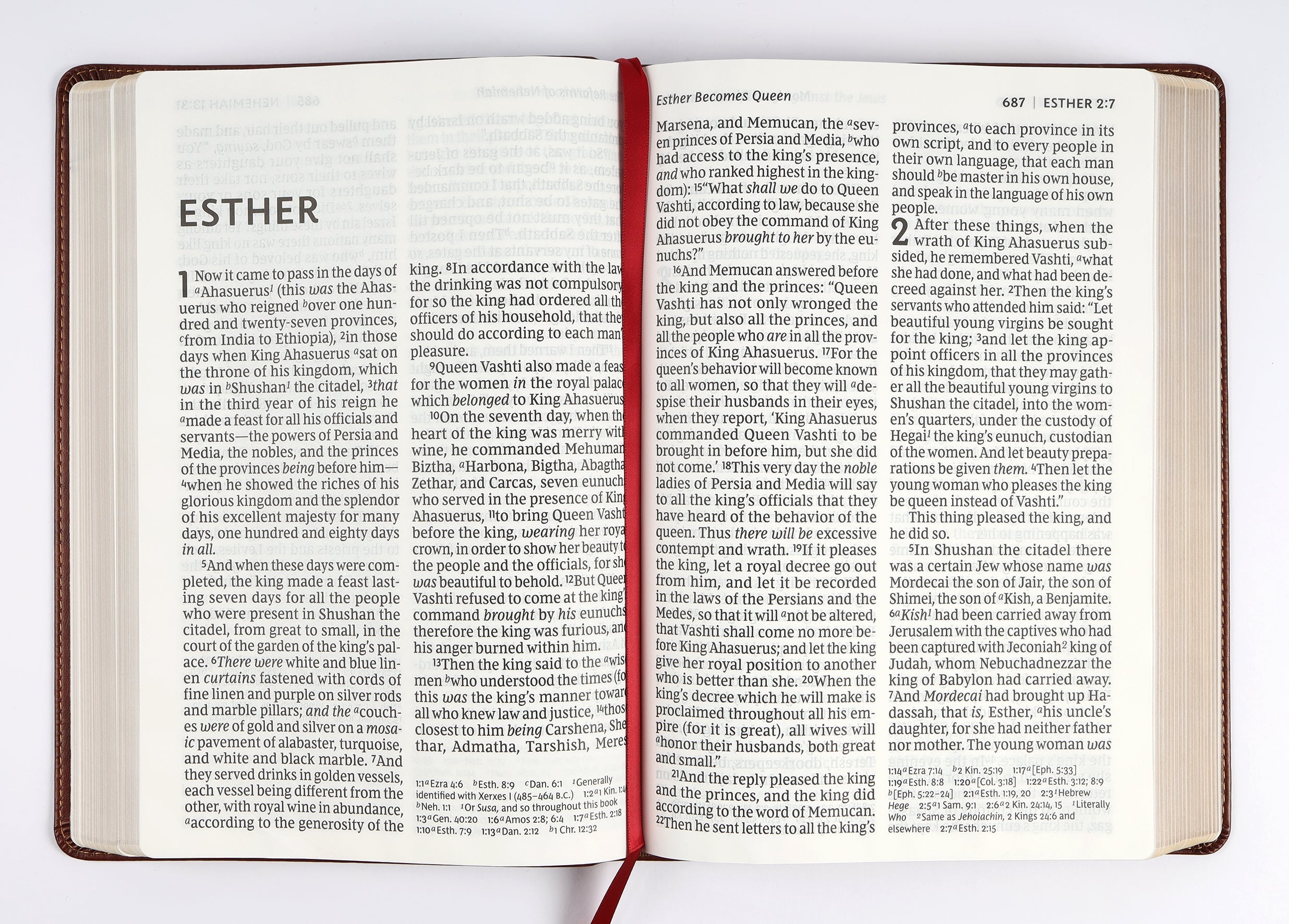 NKJV Bible with Super Giant Print and Brown Leather-Look Cover