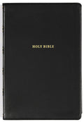 NKJV Giant Print Black Letter Reference Bible in a center-column format