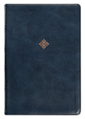 NKJV Reference Bible Center-Column Giant Print Blue (Red Letter Edition)