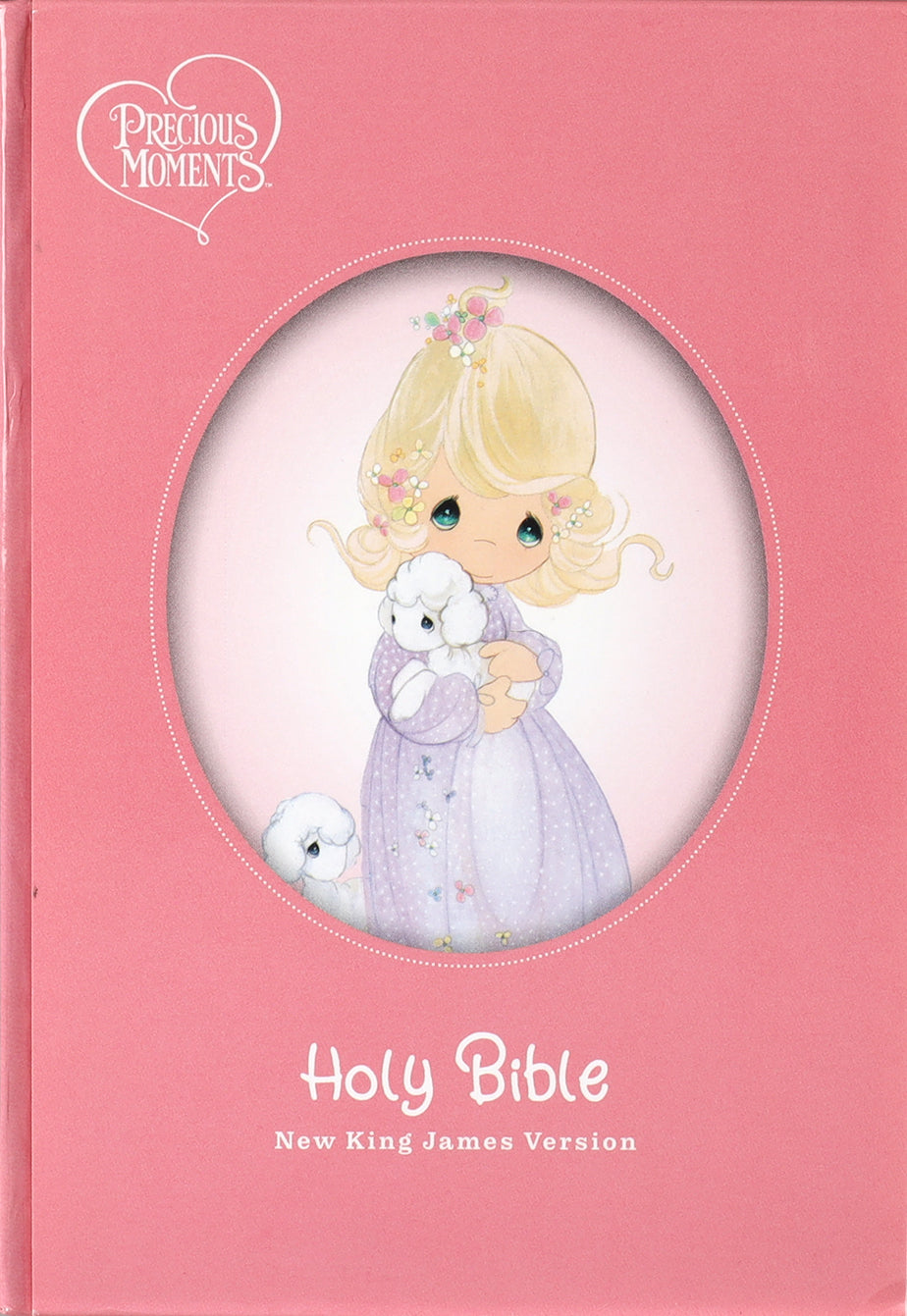 NKJV Precious Moments Children's Bible in Pink, a treasured keepsake for kids