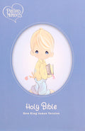 NKJV Precious Moments Blue Bible for Small Hands