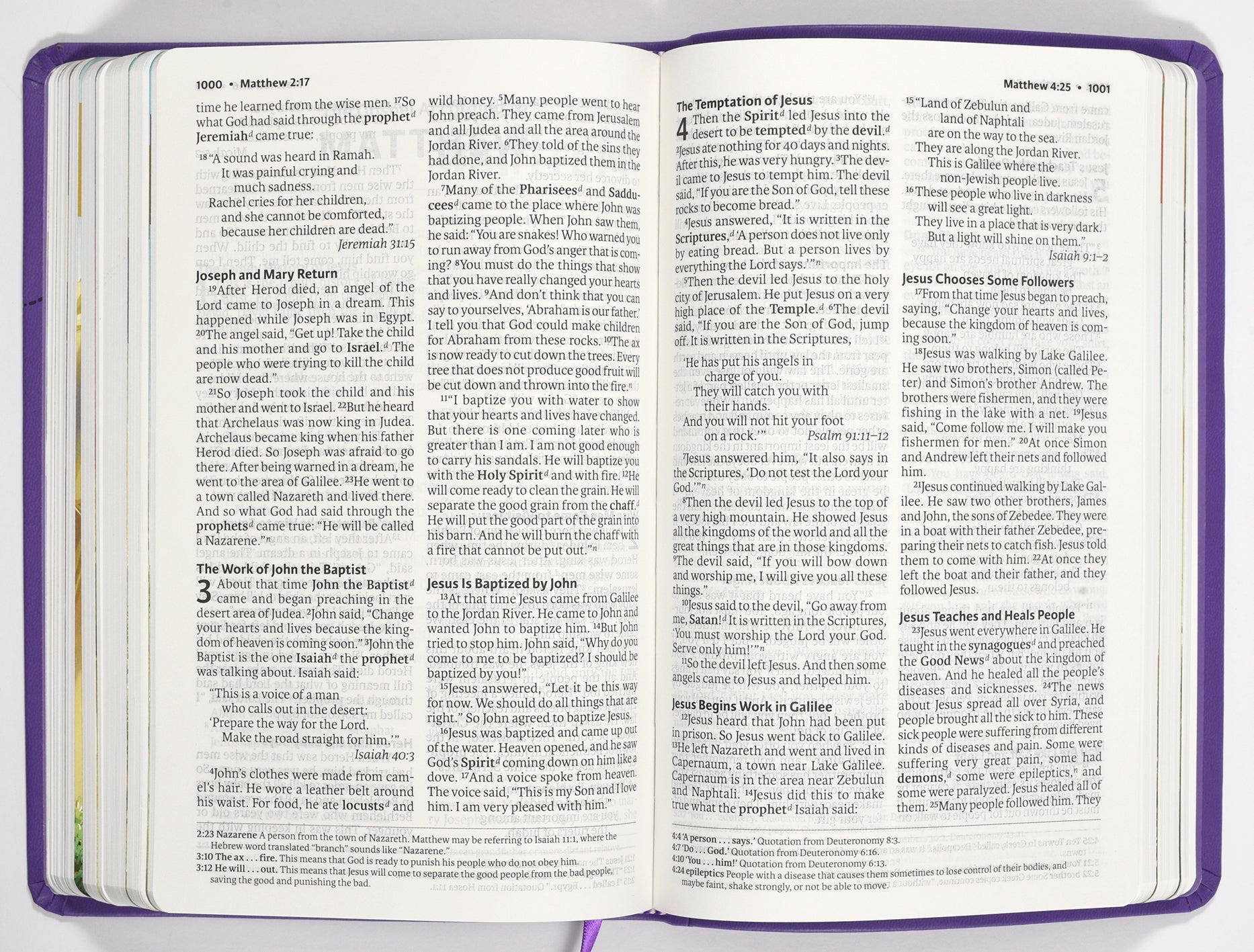 ICB Holy Bible Purple