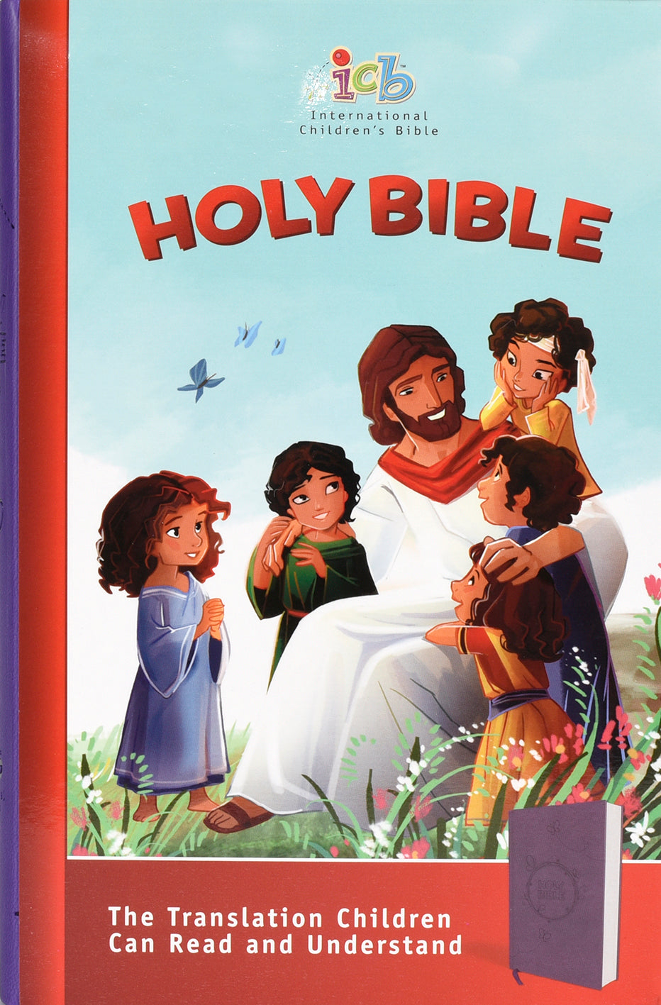 Close-up of the ICB Holy Bible for Kids