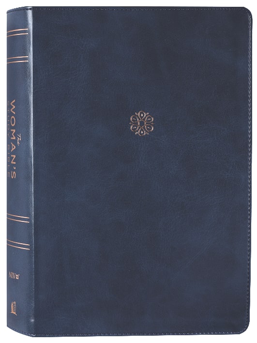 NIV Woman's Study Bible Blue with inspirational content for women