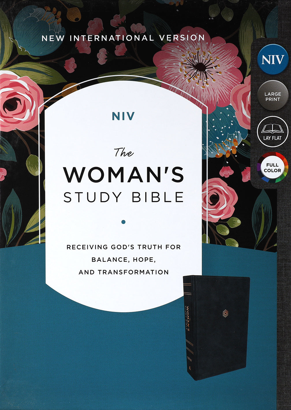 NIV Woman's Study Bible Blue with study notes and resources