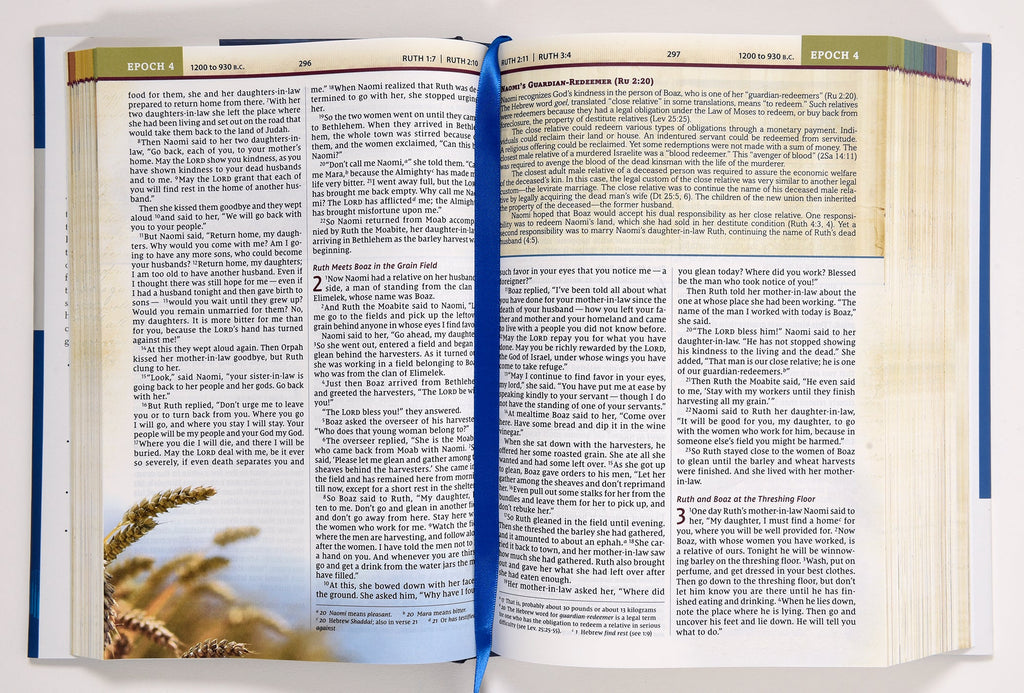 NIV Chronological Study Bible Black