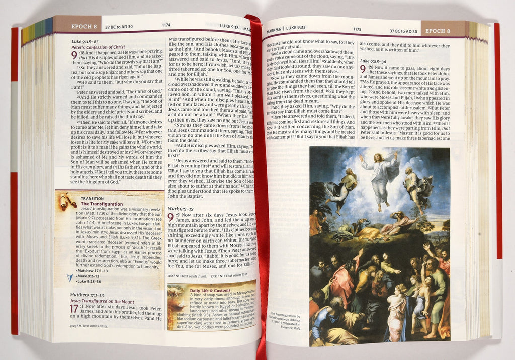 NKJV Chronological Study Bible Full View of Bible and Study Resources
