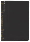 NKJV Chronological Study Bible in a sleek black leather binding, ideal for in-depth biblical study.