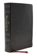 NKJV MacArthur Study Bible in black letter edition for in-depth study