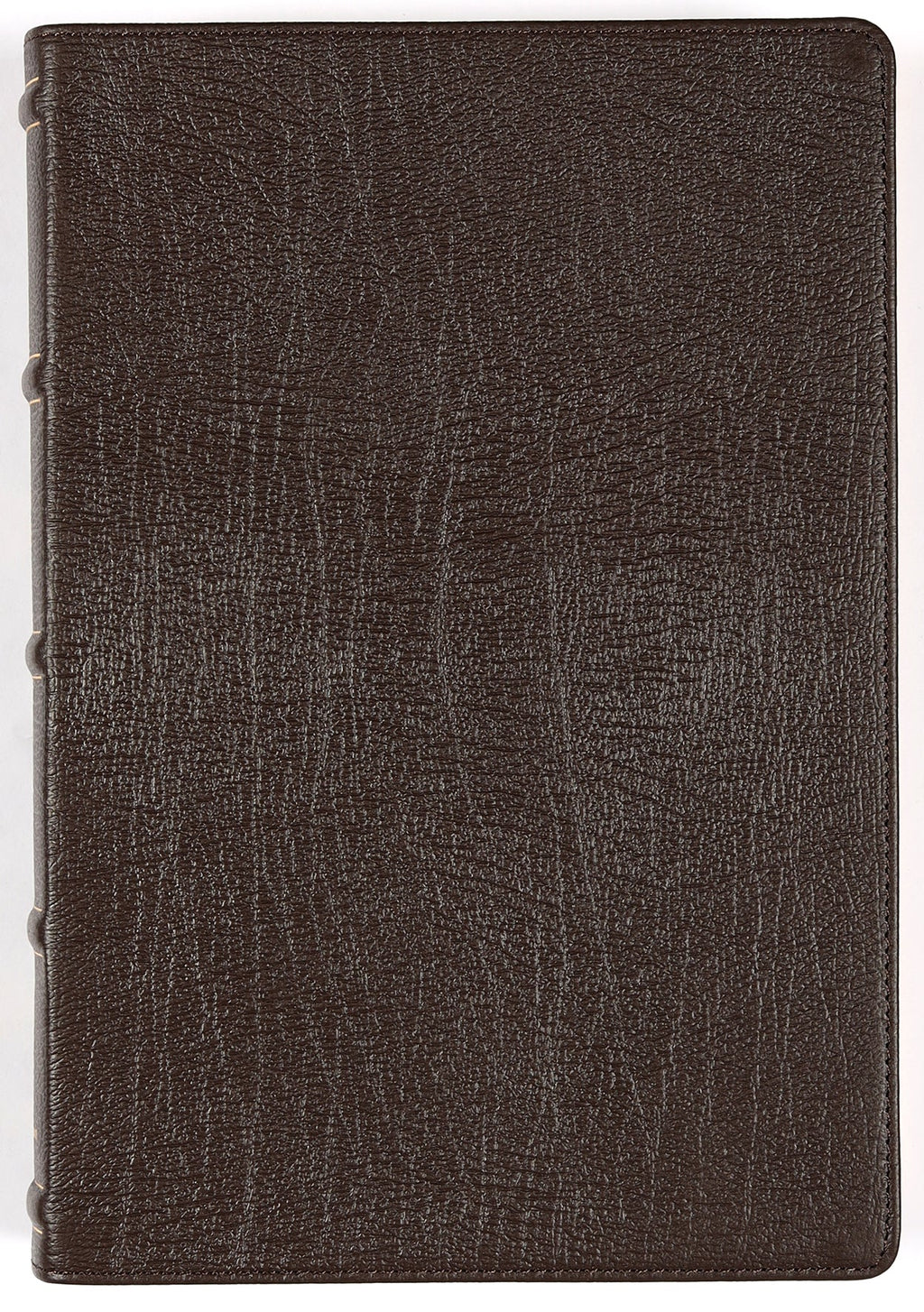 NKJV Large Print Bible Maclaren Series Brown, Brown leather-bound