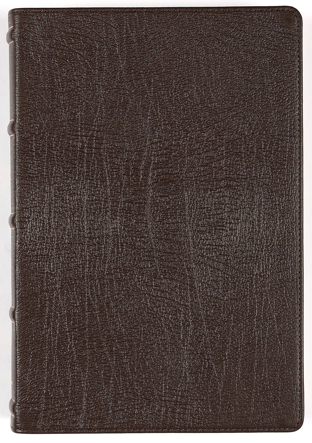 NKJV Large Print Bible Maclaren Series Brown, Brown leather-bound
