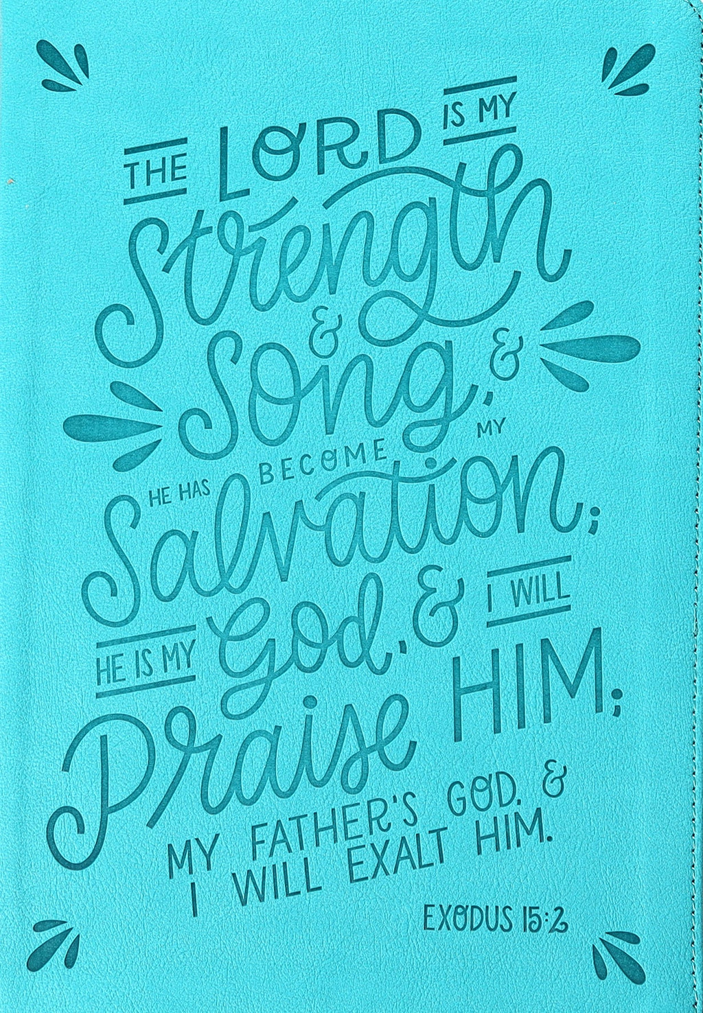 NKJV Thinline Bible Verse Art Cover Collection Teal (Red Letter Edition)