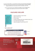 NKJV Thinline Bible Verse Art Cover Collection Teal Thumb Indexed (Red Letter Edition)