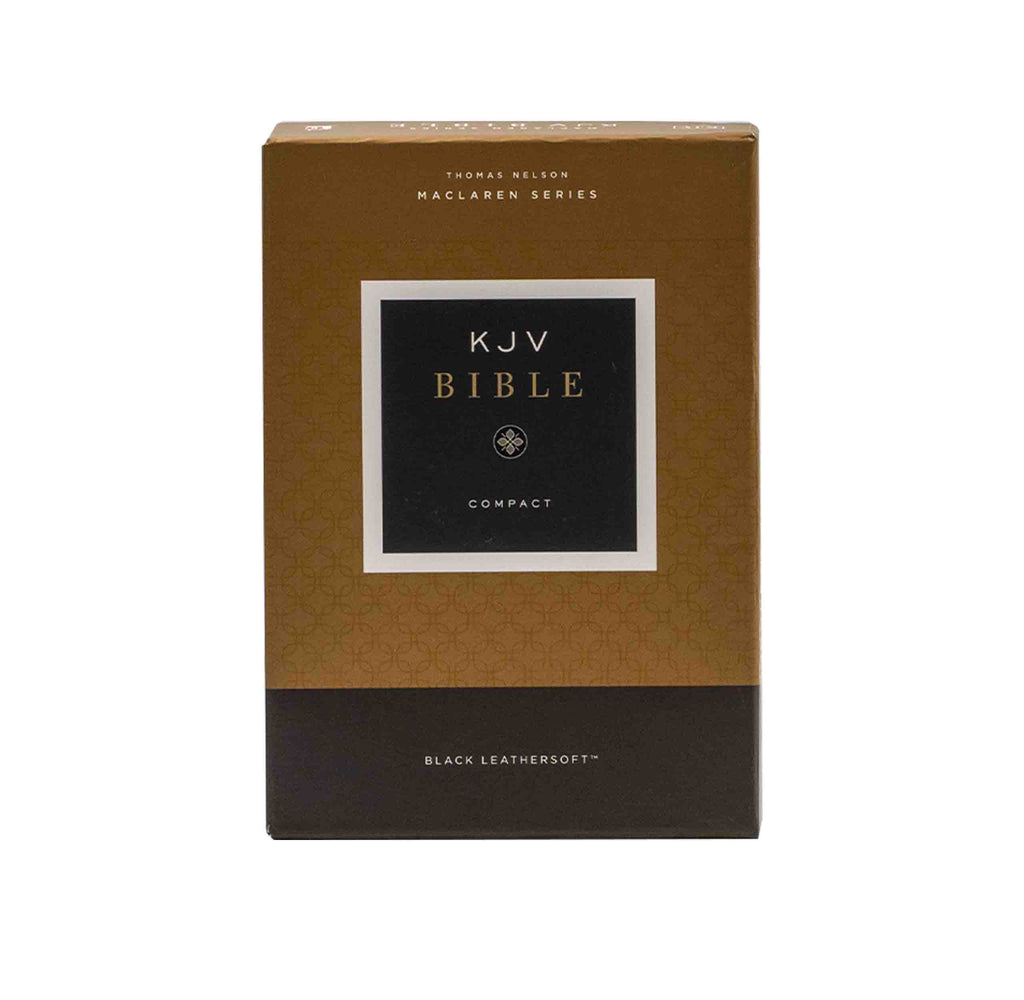 KJV Compact Maclaren Series Bible - Bron + KJV Holy Bible: Value Compact Thinline | Combo