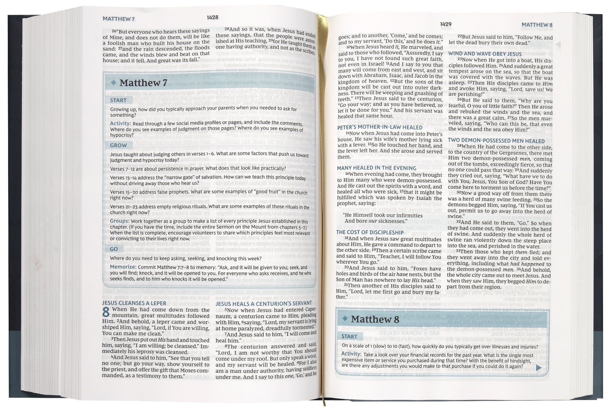 NKJV Study Bible with comprehensive study tools