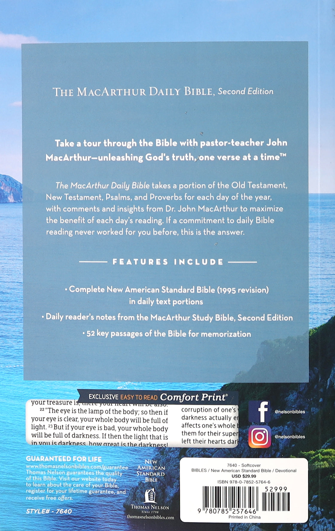 NASB MacArthur Study Bible - Journaling Edition cover art in detail showing book layout and design.