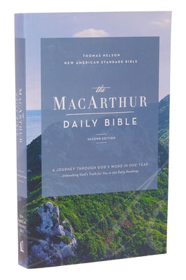 Front cover of the NASB MacArthur Study Bible - Journaling Edition featuring John MacArthur.