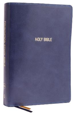 NKJV Study Bible Large Print Blue Thumb Indexed Edition