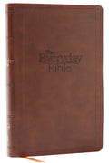 NKJV Devotional Journaling Bible, brown leather cover