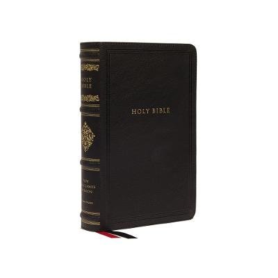 NKJV Personal Size Reference Bible black cover red letter