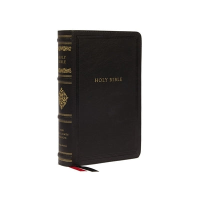 NKJV Personal Size Reference Bible in black leather cover